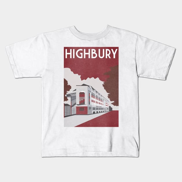 Highbury Kids T-Shirt by TerraceTees